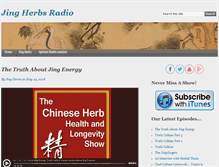 Tablet Screenshot of jingherbsradio.com